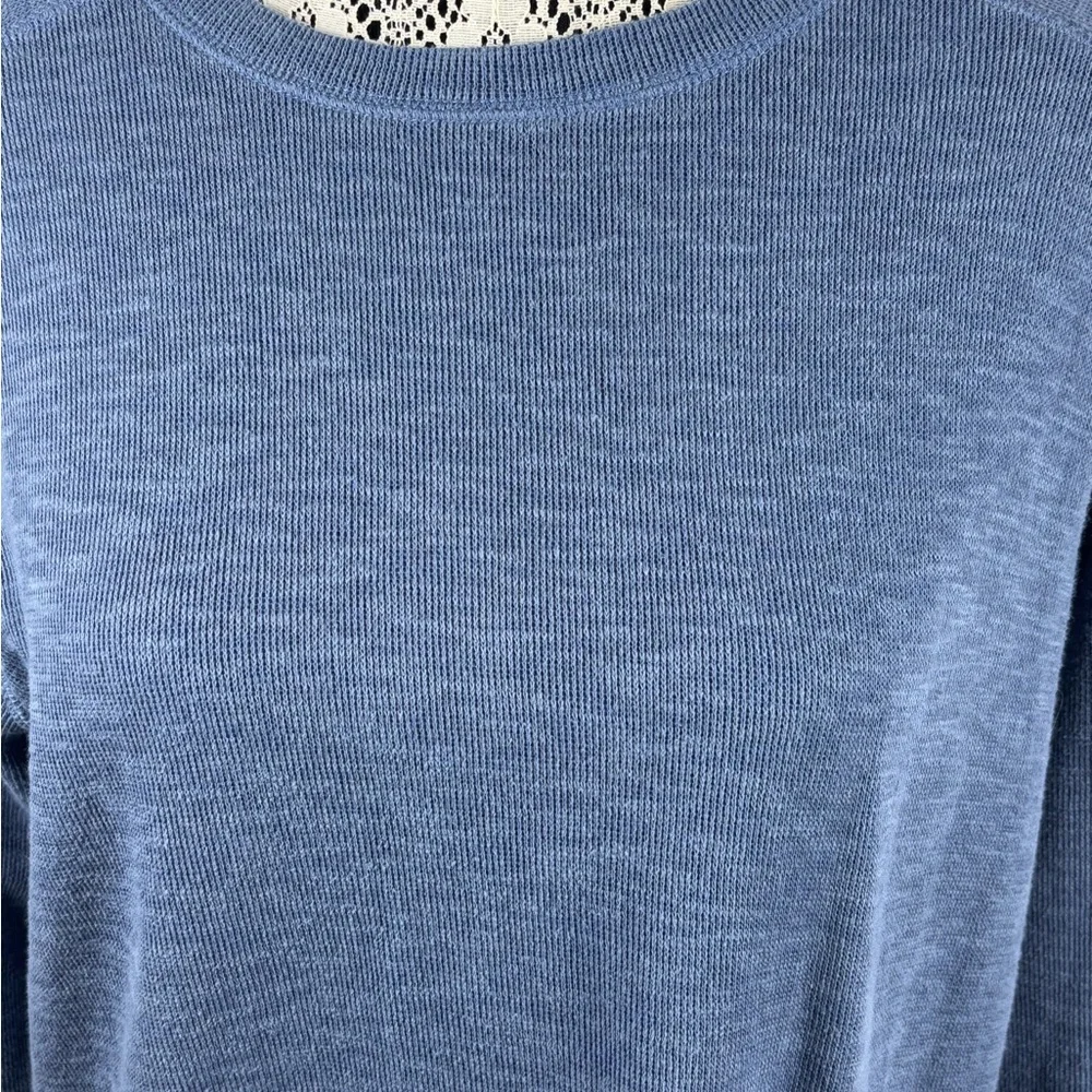 Banana Republic Lightweight Knit Sweater | Men’s SZ Medium | Soft Blue Crewneck